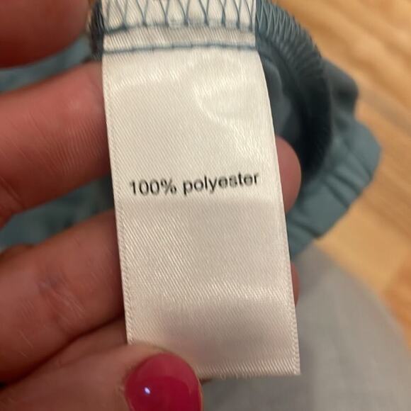 Maurices ruffle trim with peep hole and tie in front sleeveless and semi sheer - Picture 6 of 7